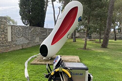 Nettoyage cryogénique d'un oeuvre d'art  Fondation Maeght